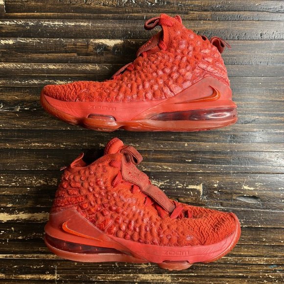 Nike LeBron XVII 17 Red Carpet GS Youth Size 6Y BQ5594-600 - Picture 2 of 7